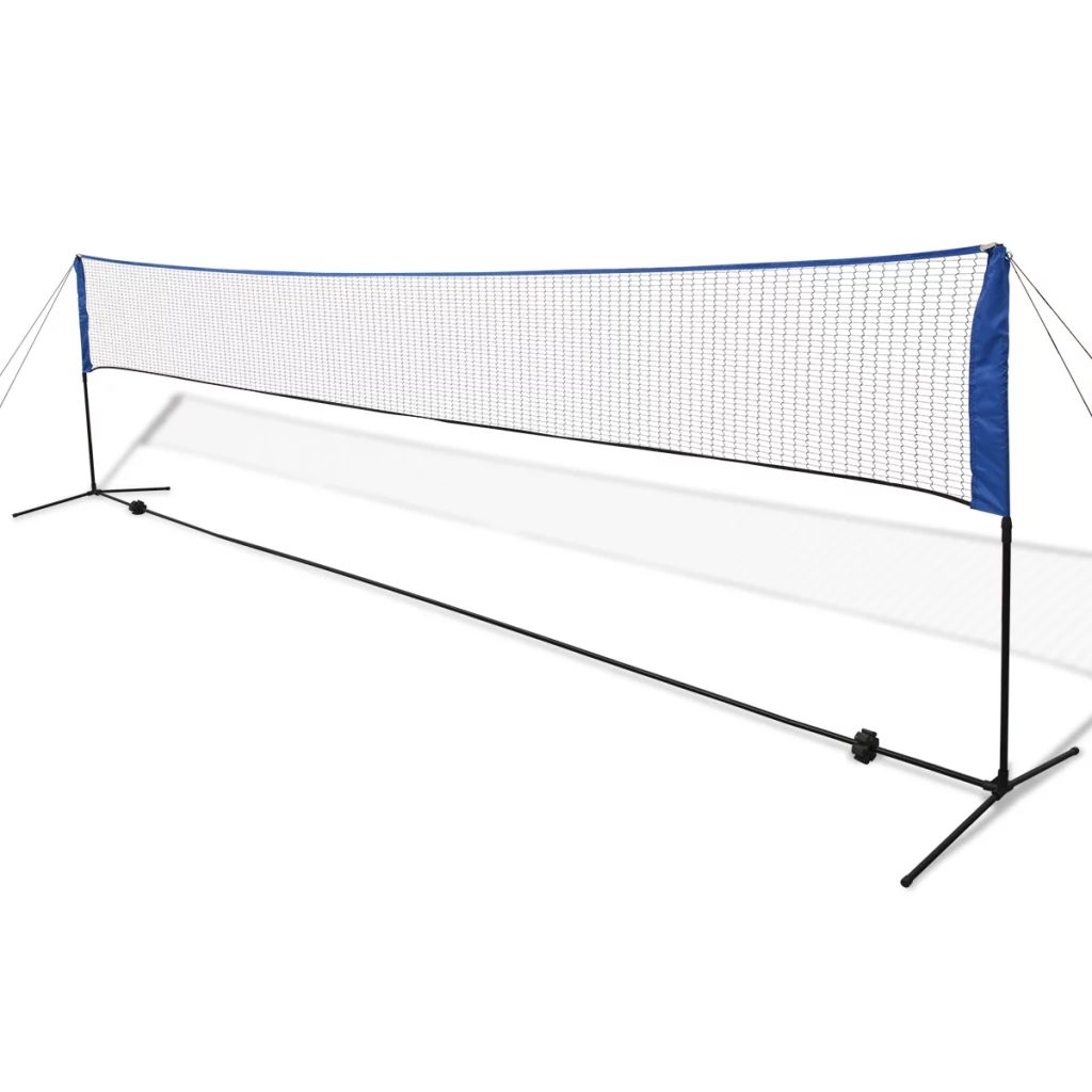 Badmintonnetz mit Federbällen 600x155 cm