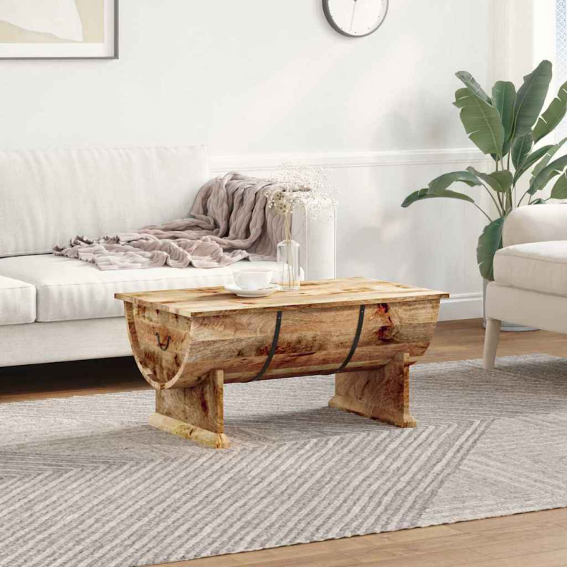 Couchtisch Massivholz Mango 88x50x40 cm