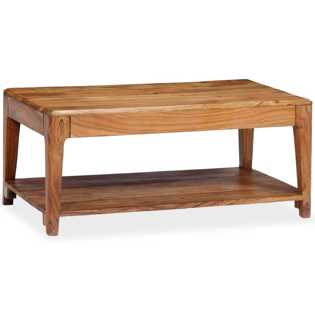 Couchtisch Massivholz 88x50x38 cm