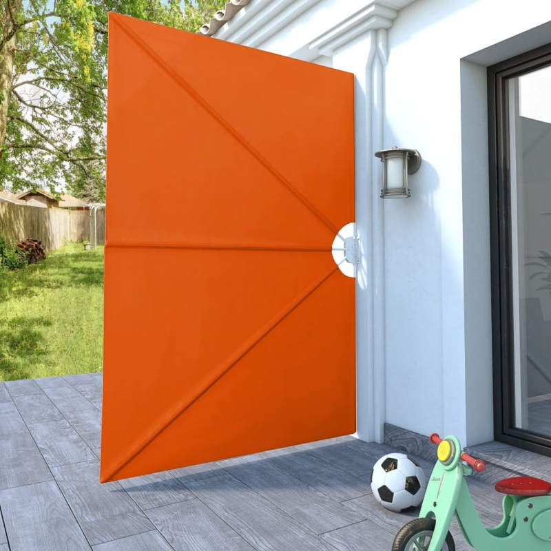 Faltbarer Terrassen-Seitenfächer Terracotta-Rot 240×160 cm