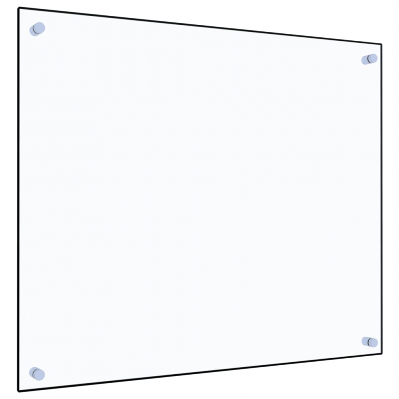 Küchenrückwand Transparent 70x60 cm Hartglas