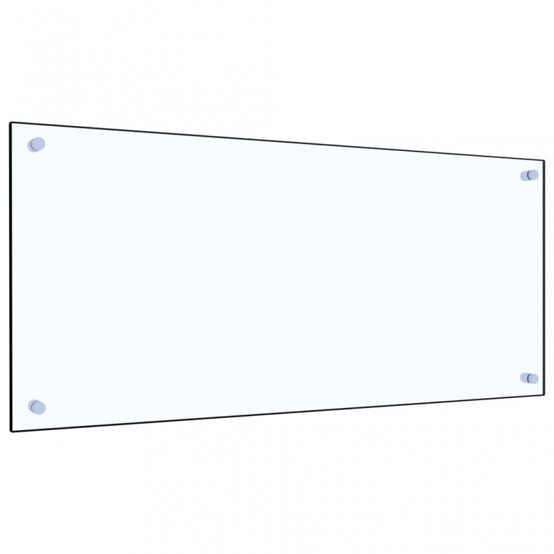 Küchenrückwand Transparent 90×40 cm Hartglas
