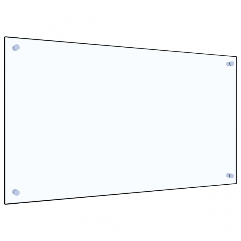Küchenrückwand Transparent 90×50 cm Hartglas
