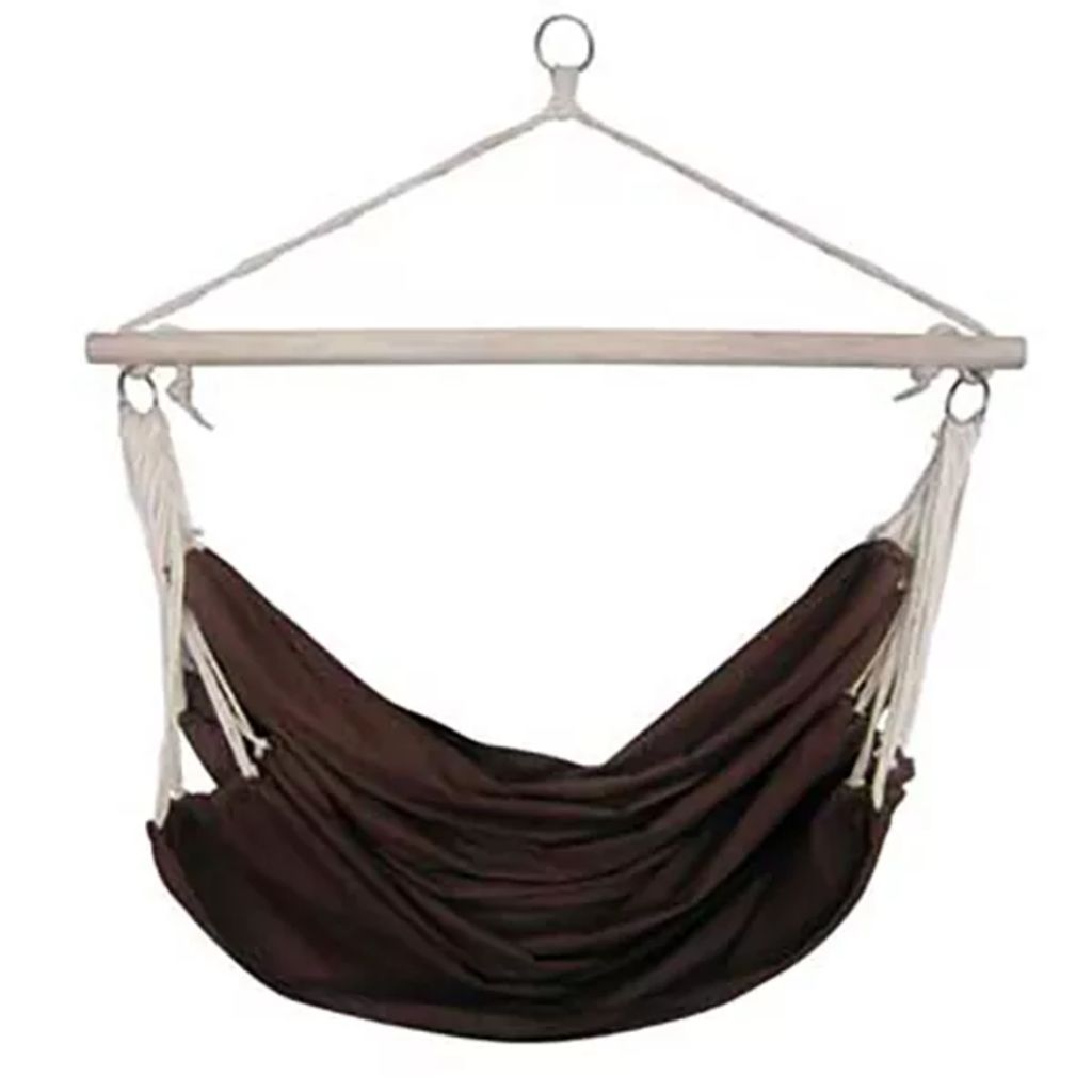 Hängesessel 100 x 80 cm braun