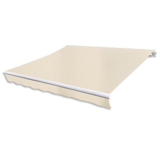 Markisenbespannung Canvas Creme 3 x 2,5 m (ohne Rahmen)