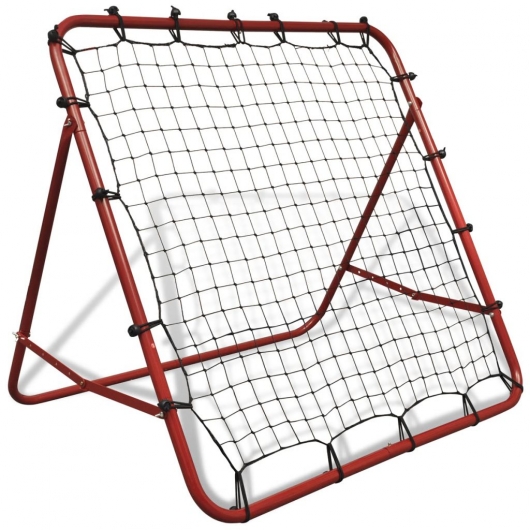 Verstellbarer Fußball Kickback Rebounder 100x100 cm