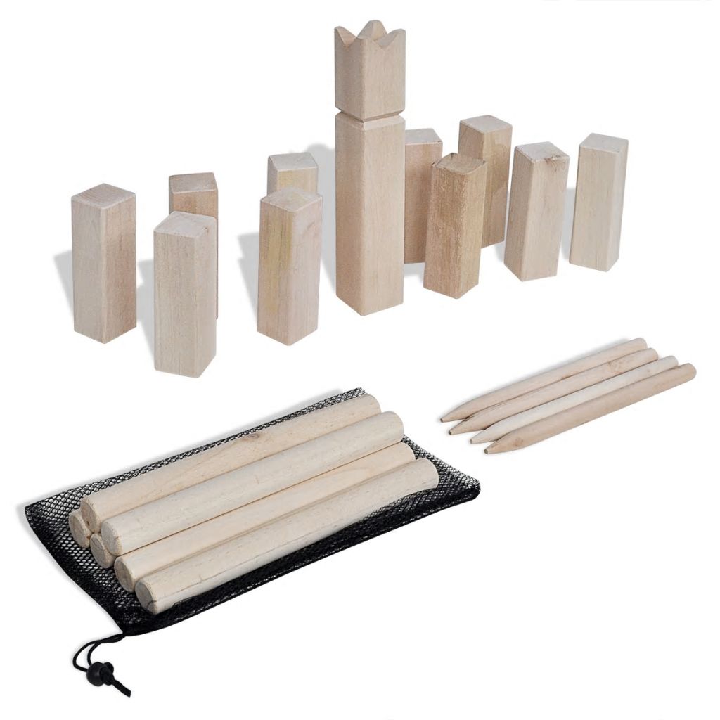 Kubb-Spielset Holz