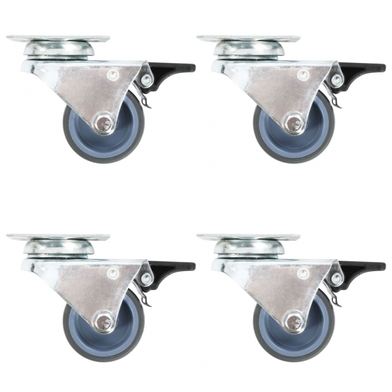 Doppel-Lenkrollen 12 Stk. 50 mm