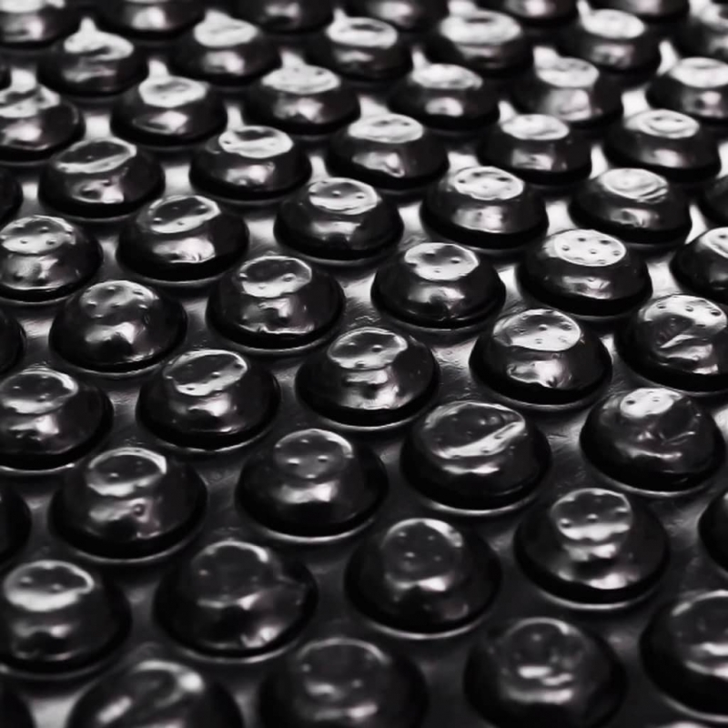 Poolabdeckung Schwarz 417 cm PE