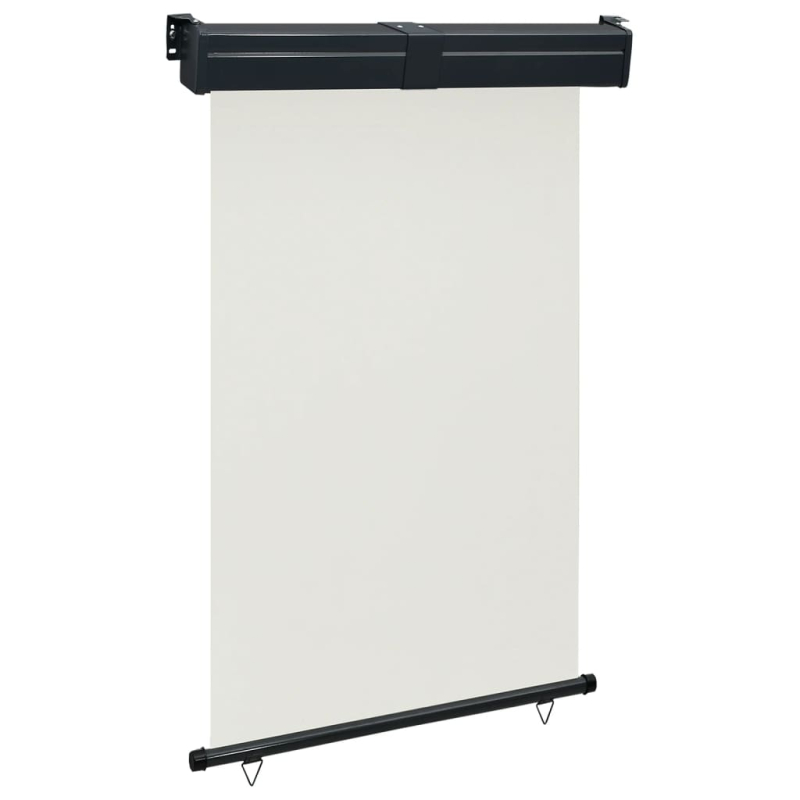 Balkon-Seitenmarkise 125x250 cm Creme