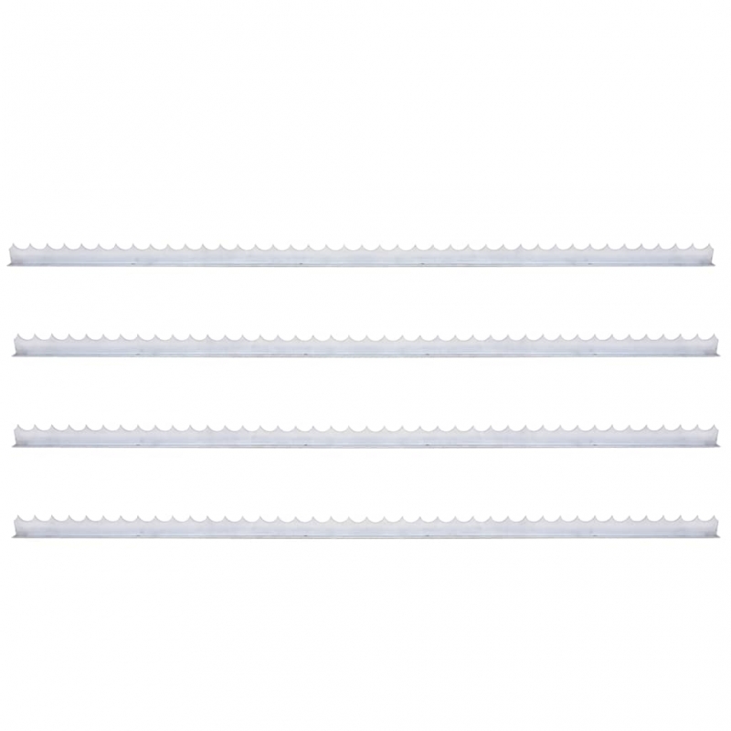 Zackenleiste Übersteigschutz 4 Stk. 1 m Verzinkter Stahl