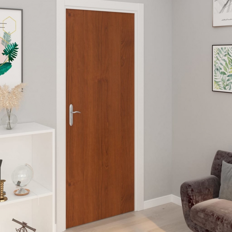 Selbstklebende Türfolien 2 Stk. Helle Eiche 210 x 90 cm PVC