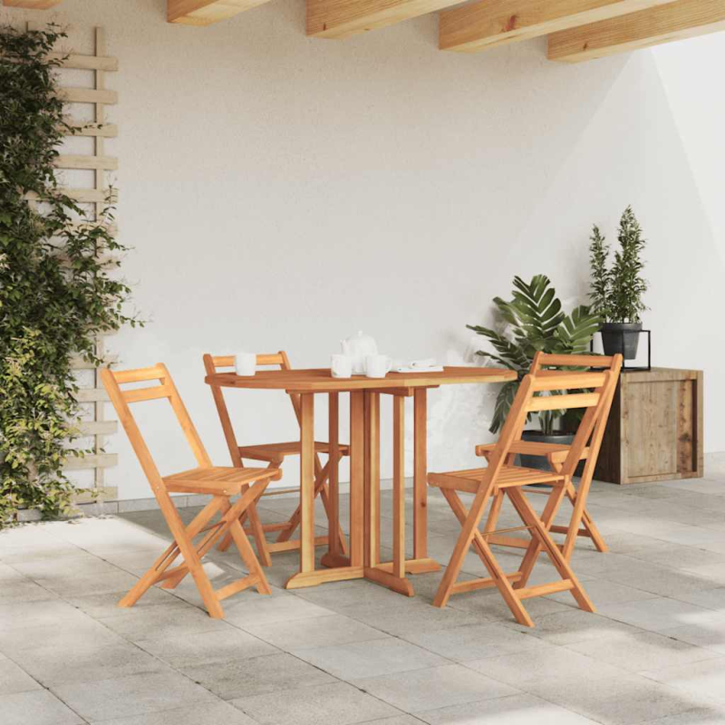 Gartentisch Butterfly Klappbar 120x70x75 cm Teak Massivholz
