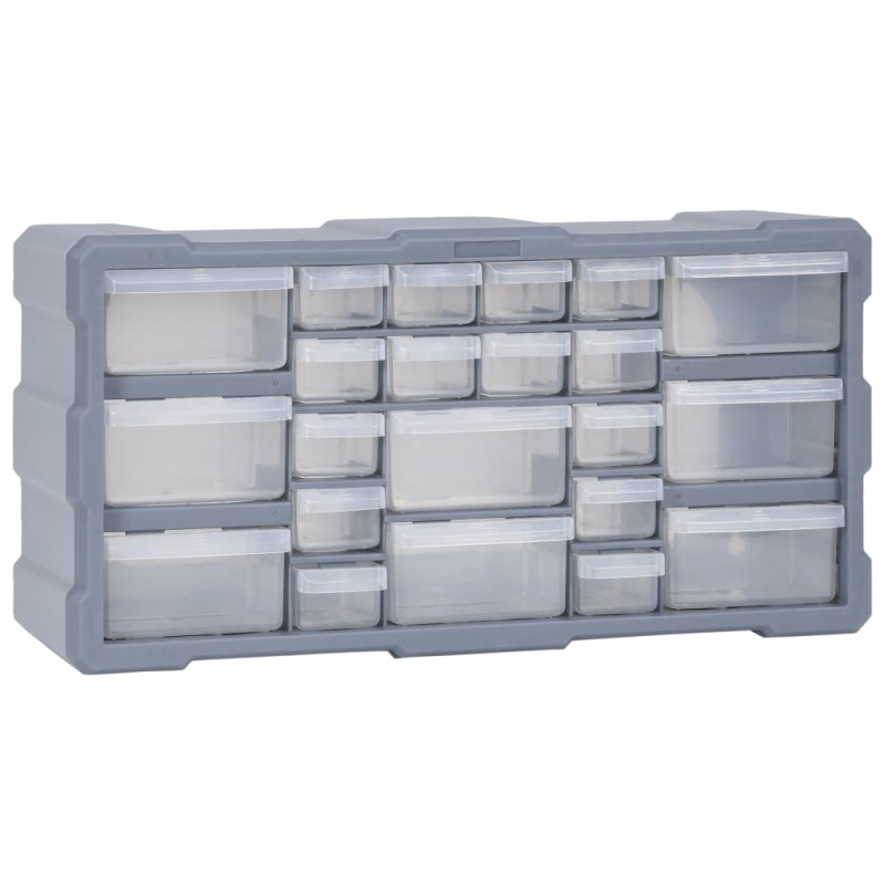 Multi-Schubladen-Organizer mit 22 Schubladen 49x16x25,5 cm