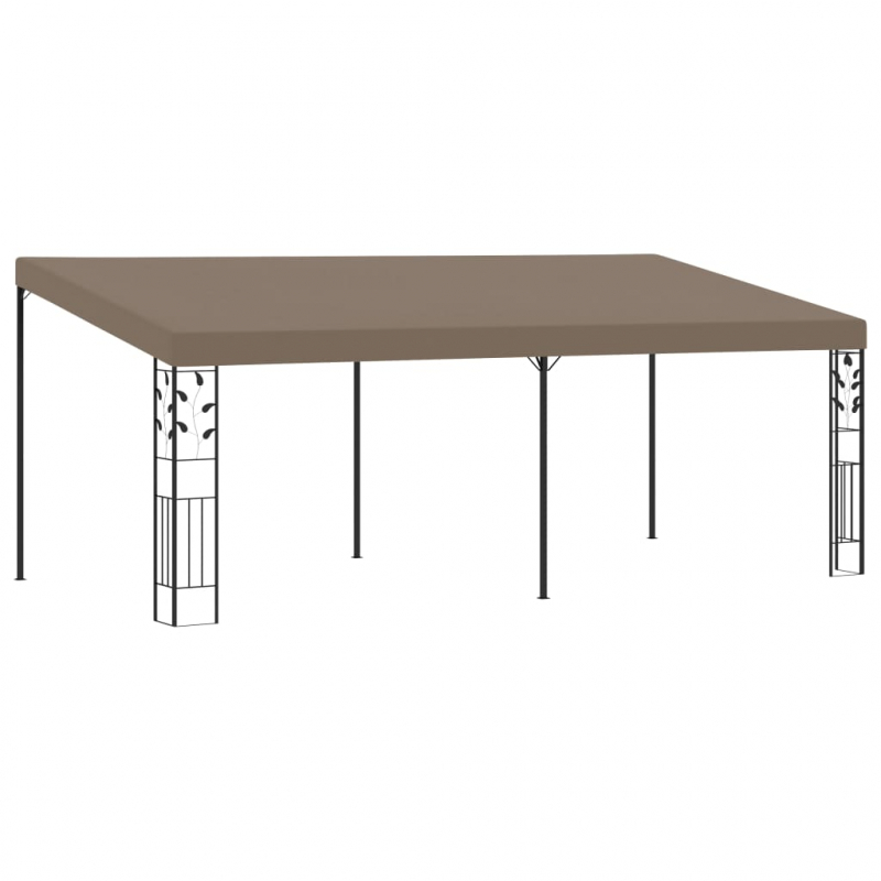 Wand-Pavillon 6x3x2,5 m Taupe