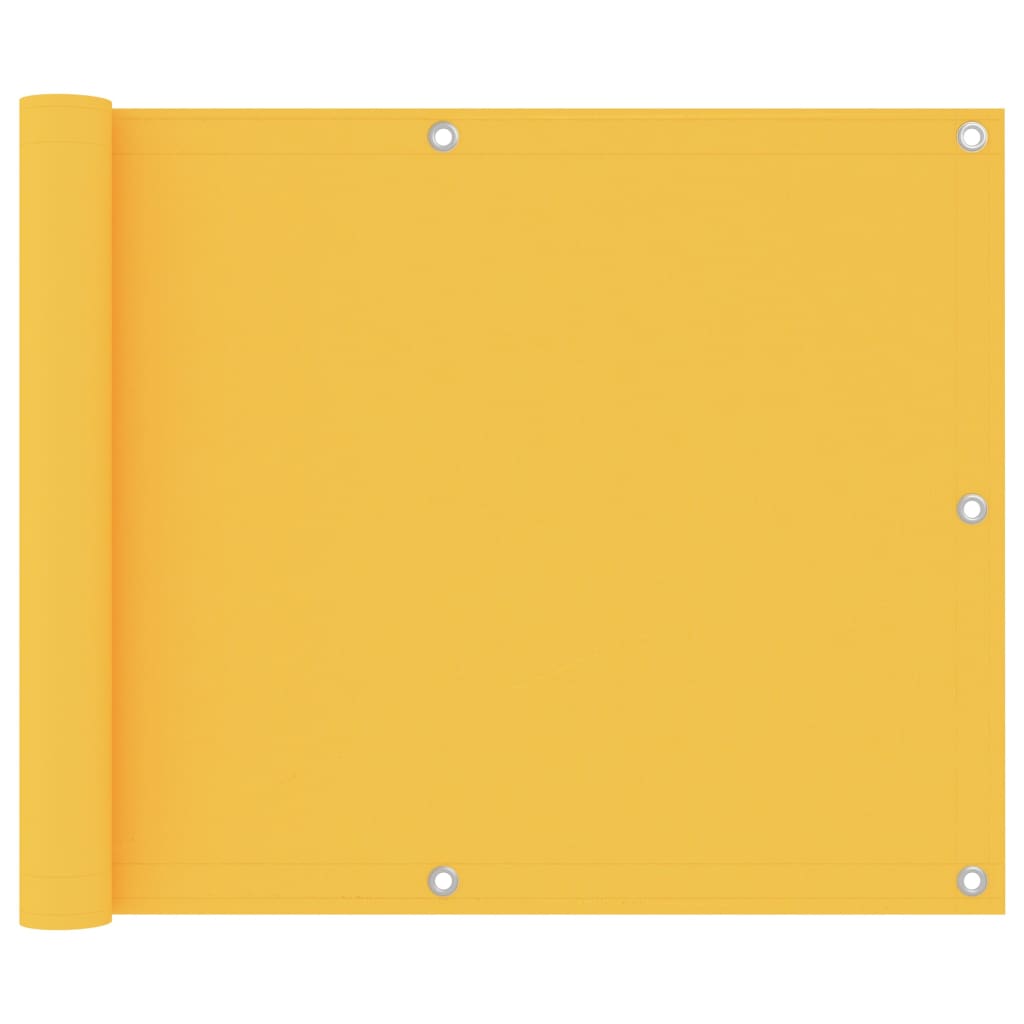Balkon-Sichtschutz Gelb 75x500 cm Oxford-Gewebe