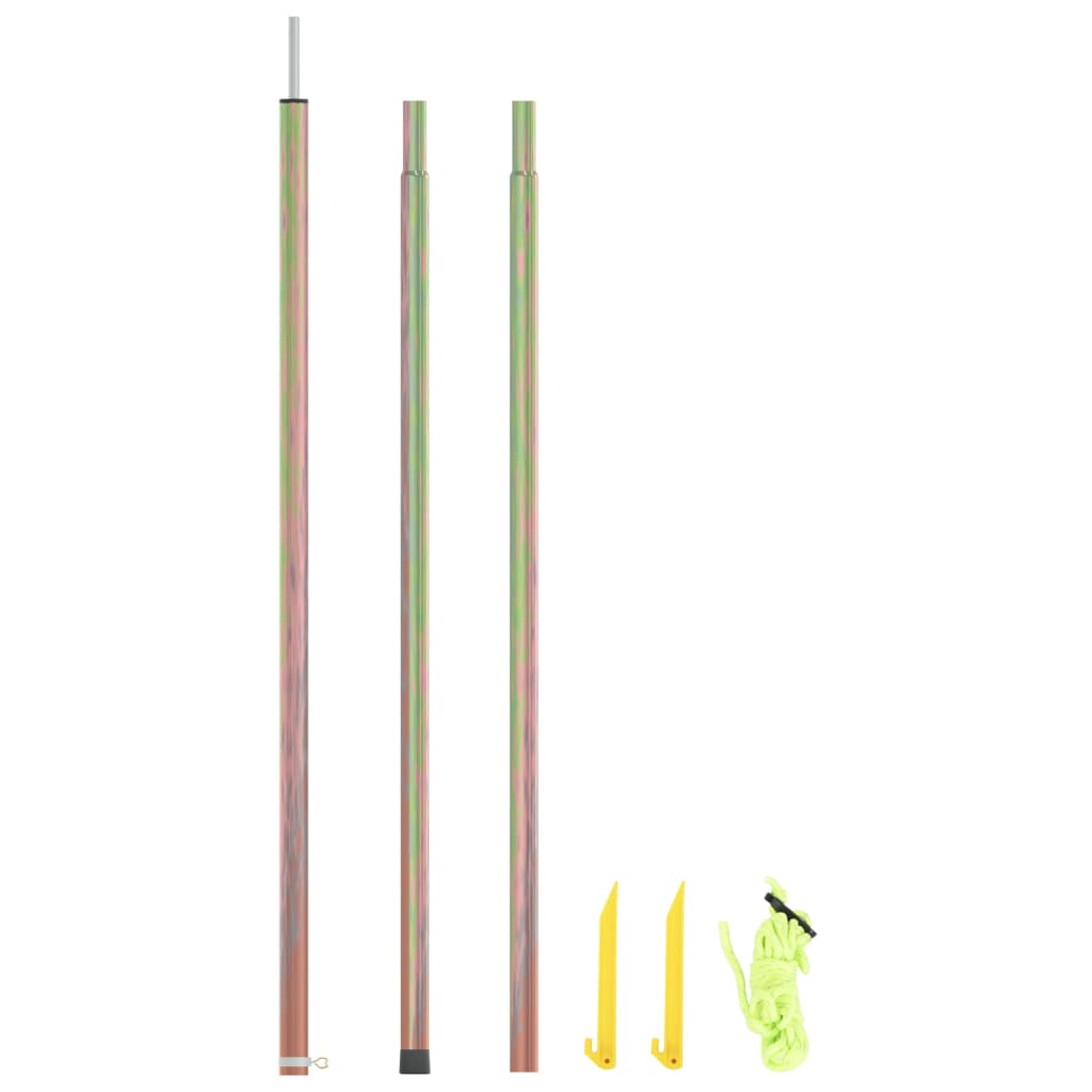 Teleskop-Zeltstange mit 170-255 cm Länge Verzinkter Stahl