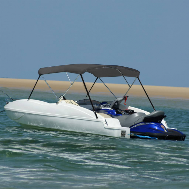 3-Bow Bimini Top Anthrazit 183x180x137 cm