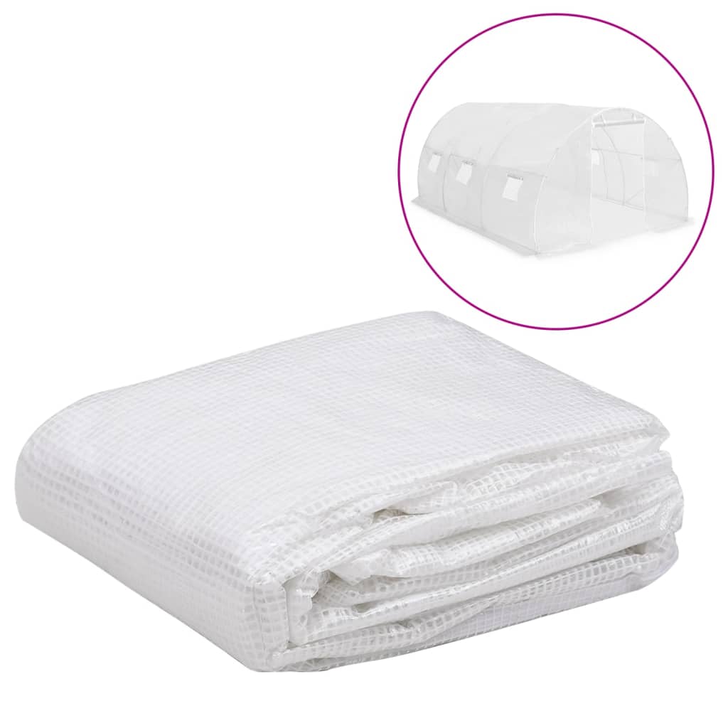 Ersatzabdeckung für Gewächshaus (13,5 m²) 3x4,5x2 m Transparent