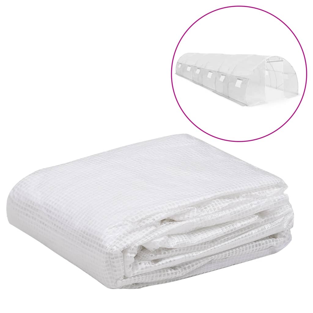 Ersatzabdeckung für Gewächshaus (27 m²) 3x9x2 m Transparent