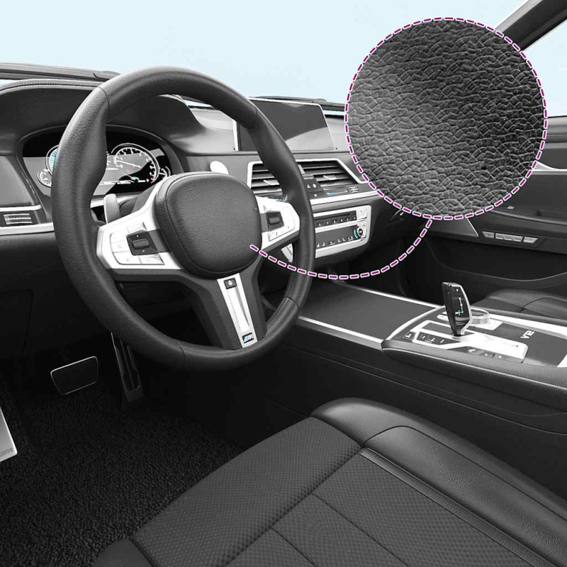 Autofolien 2 Stk. Matt-Schwarz 100x150 cm+50x150 cm