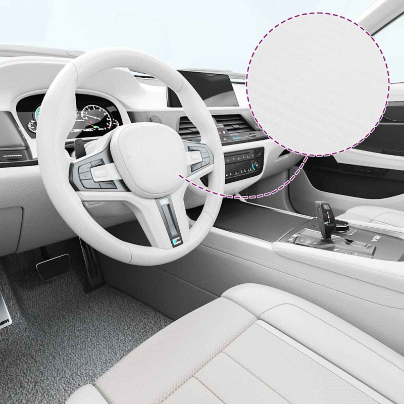 Autofolien 2 Stk. 3D Weiß 100x150 cm