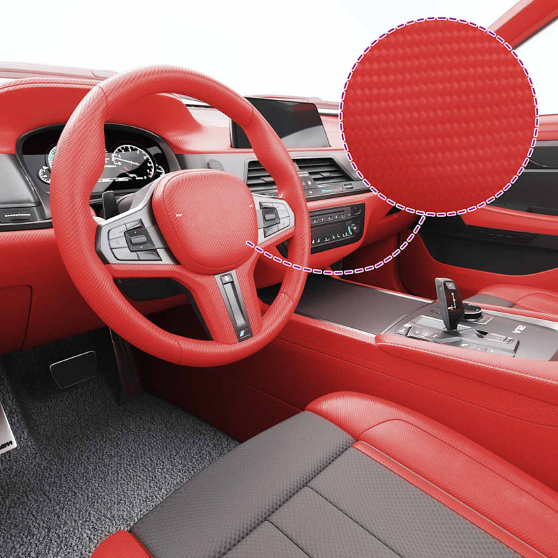 Autofolie 4D Rot 100x150 cm