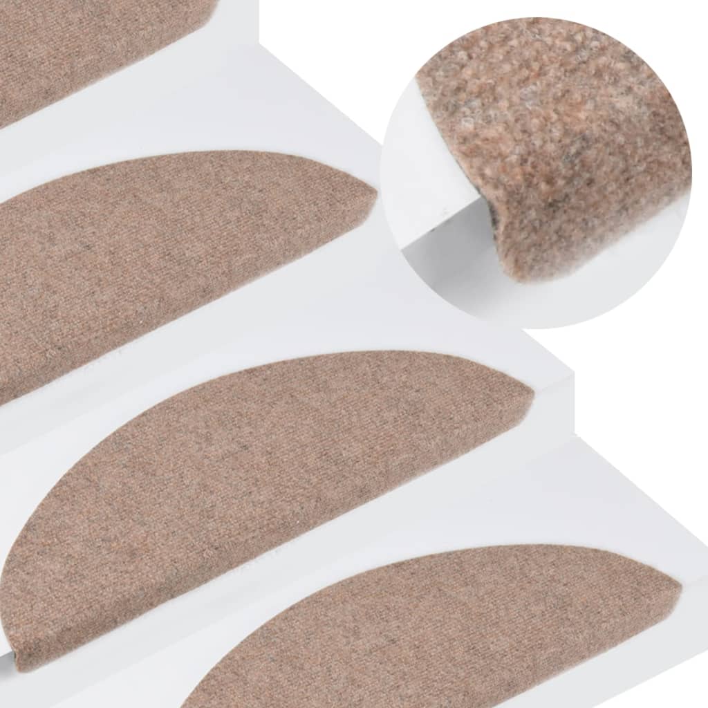 Stufenmatten Selbstklebend 15 Stk. 65x22,5x3,5 cm Beige
