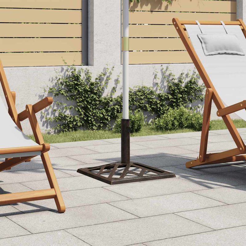 Sonnenschirmständer Bronzen 44x44x31 cm Gusseisen