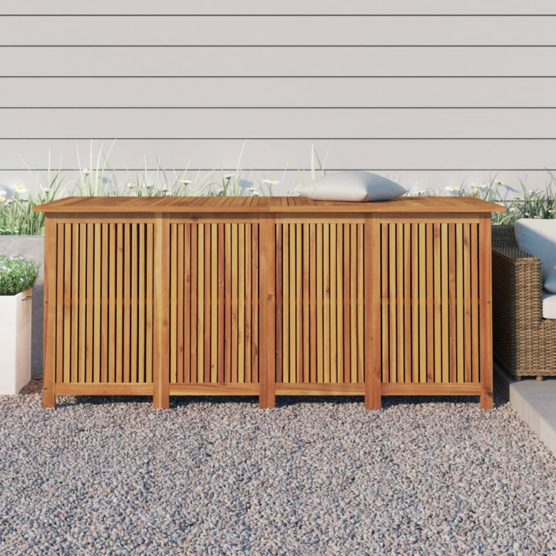 Gartenbox 175x80x75 cm Massivholz Akazie