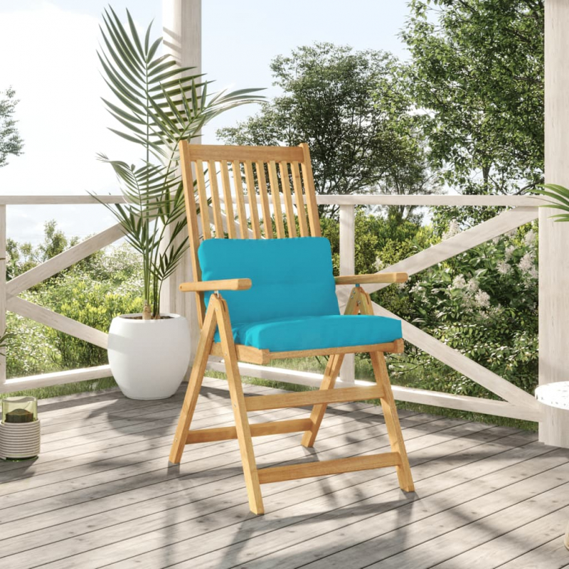 Palettenkissen Türkis 60x40x12 cm Stoff