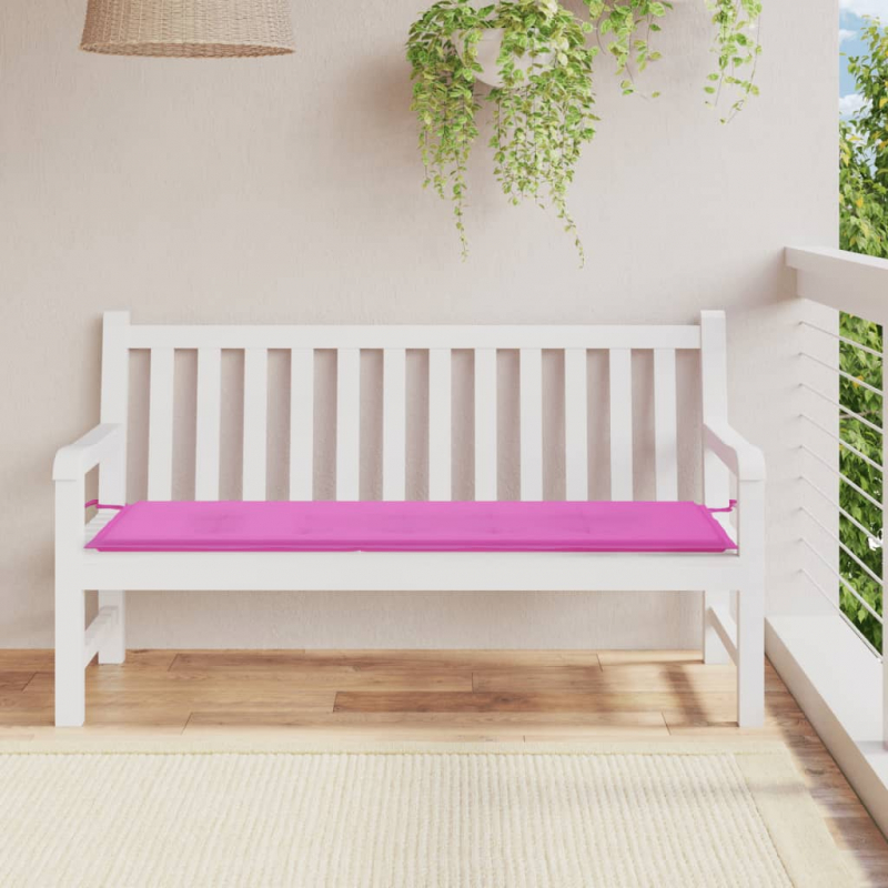 Gartenbank-Auflage Rosa 150x50x4 cm Oxford-Gewebe