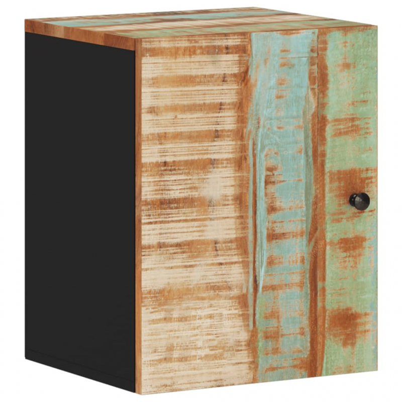 Bad-Wandschrank 38x33x48 cm Altholz Massiv