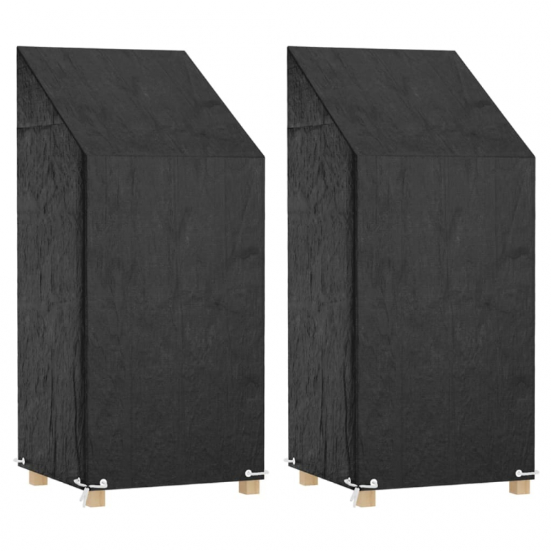 Abdeckungen für Gartenstühle 2 Stk. 8 Ösen 65x65x110/150 cm