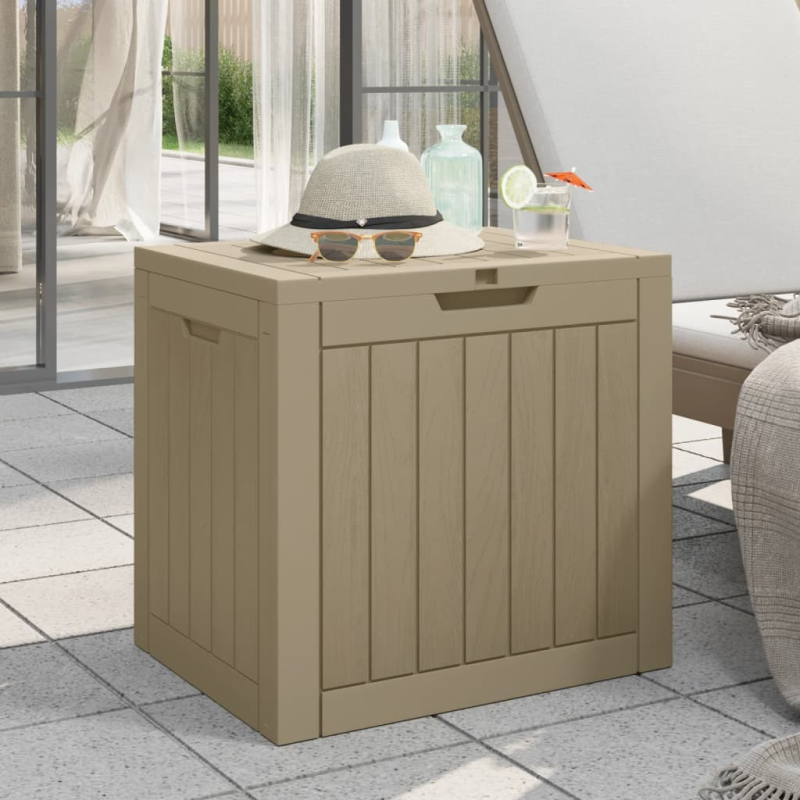 Gartenbox Grau 55,5x43x53 cm Polypropylen