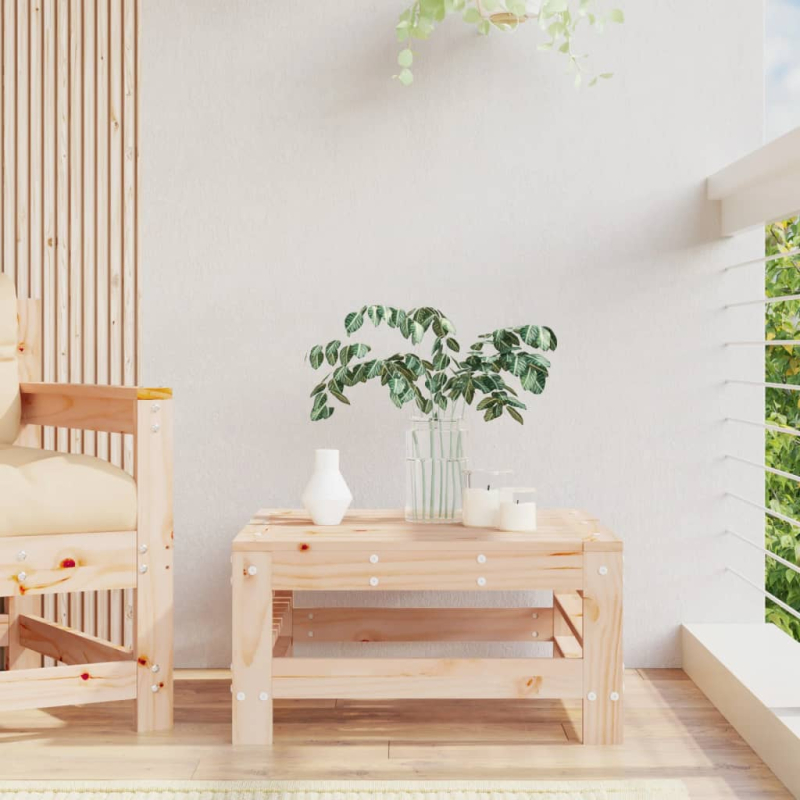 Gartenhocker Massivholz Kiefer