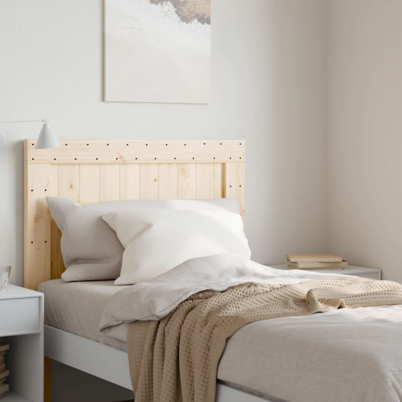 Kopfteil 100x104 cm Massivholz Kiefer