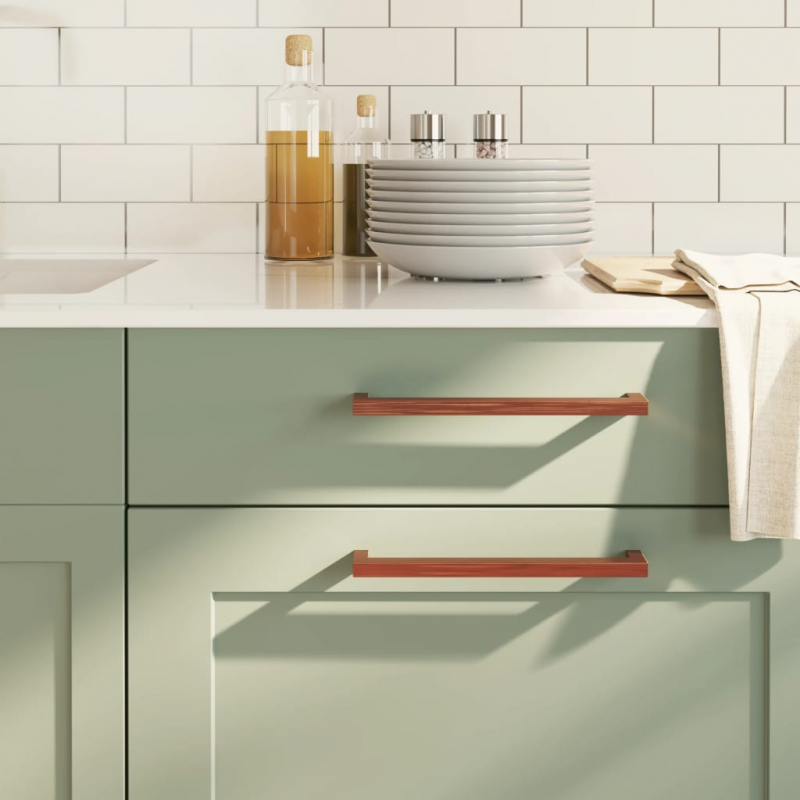 Möbelgriffe 20 Stk. Bronzen 224 mm Edelstahl