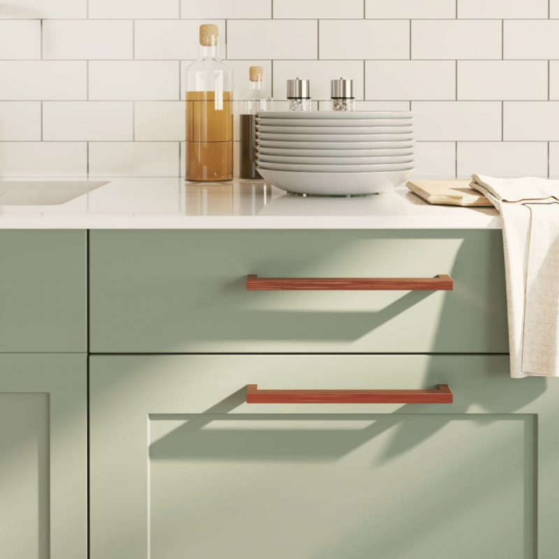 Möbelgriffe 10 Stk. Bronzen 224 mm Edelstahl