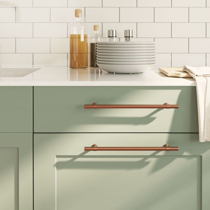 Möbelgriffe 20 Stk. Bronzen 224 mm Edelstahl