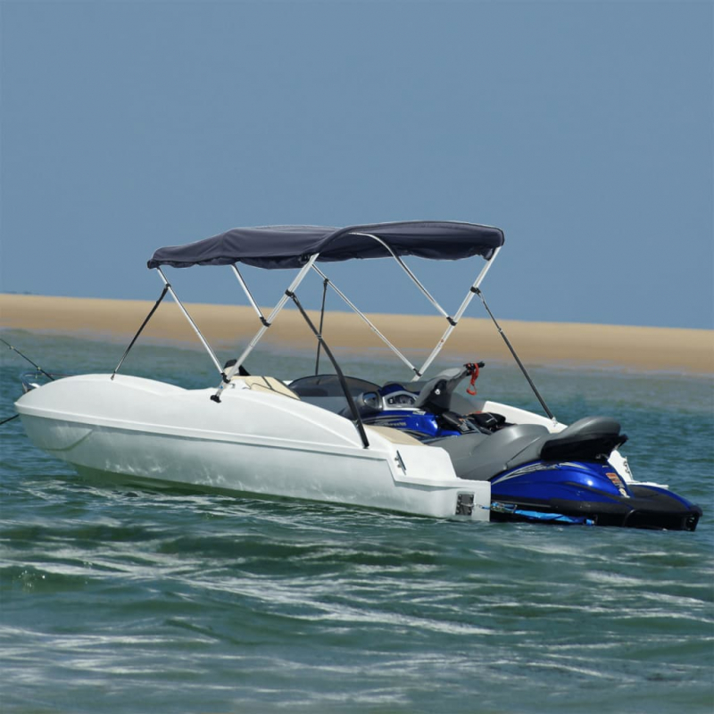 4-Bow Bimini-Top mit Seitenteilen 243x(200-213)x137 cm