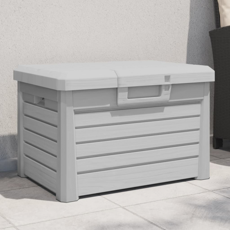 Outdoor-Kissenbox Grau 73x50,5x46,5 cm Polypropylen