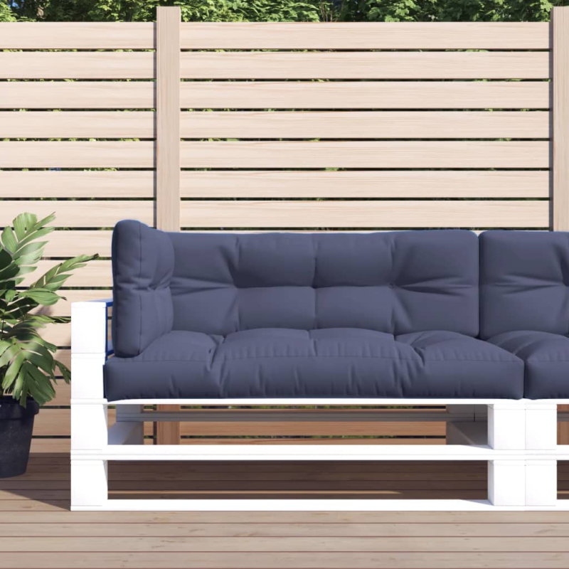 Palettenkissen 3 Stk. Marineblau Stoff