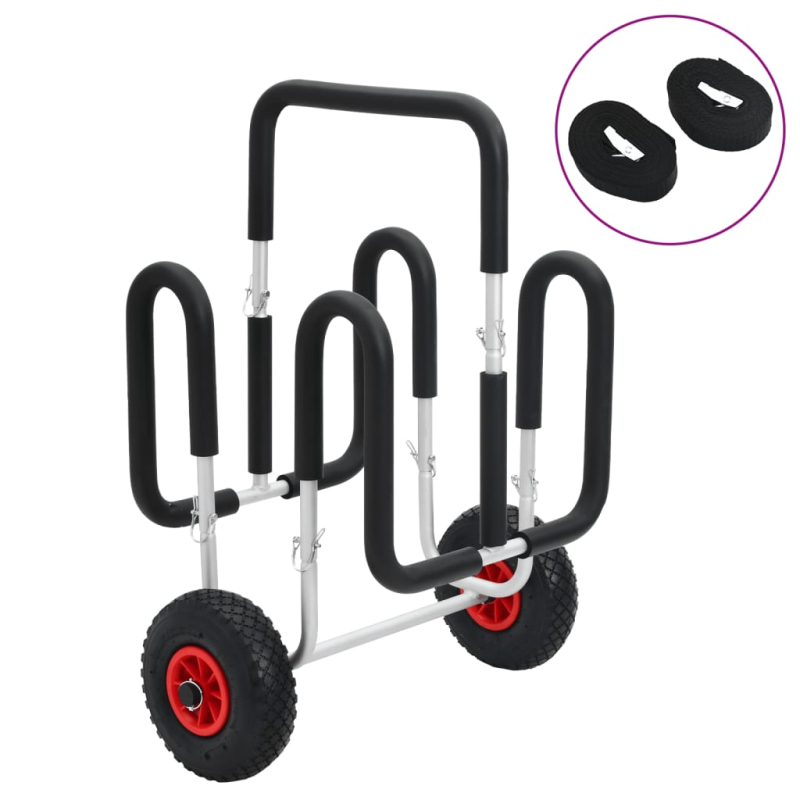 SUP Trolley für 2 Surfbretter 90 kg Aluminium