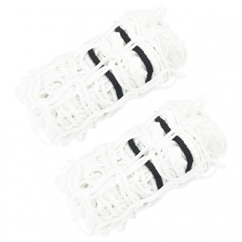 Heunetze 2 Stk. Quadratisch Weiß 75x75 m PP