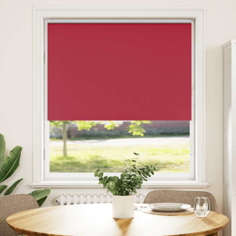 Verdunkelungsrollo Rot 105x150cm Stoffbreite 100,7cm Polyester