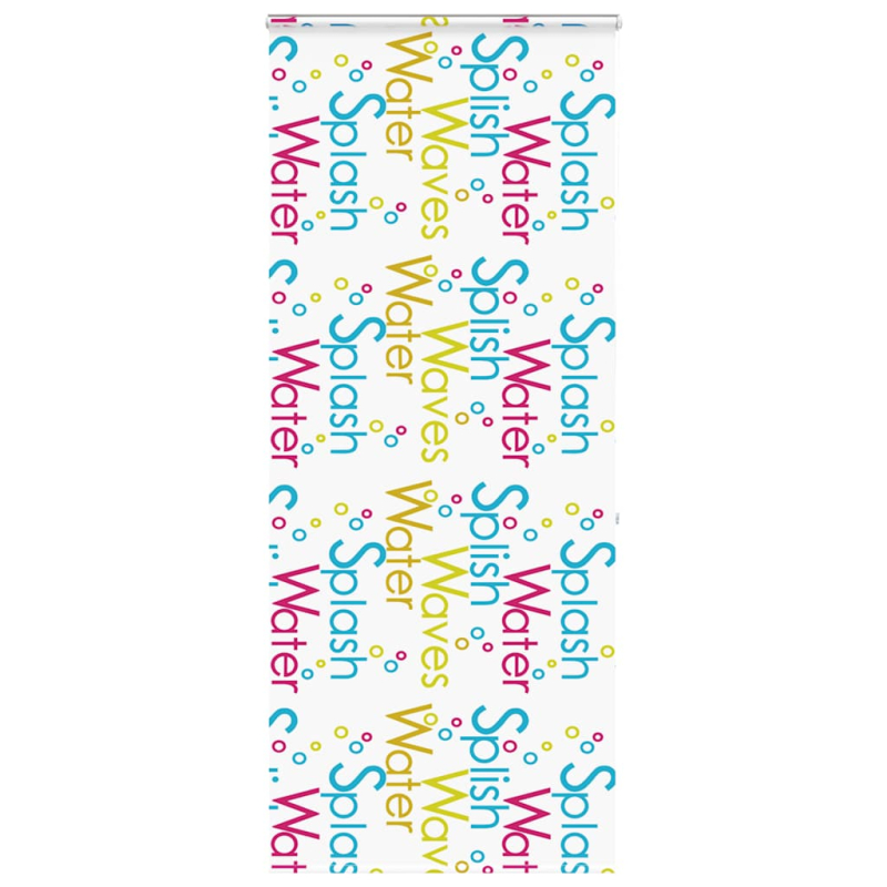 Duschrollo mit Kassette 100x240 cm Stoffbreite 96 cm