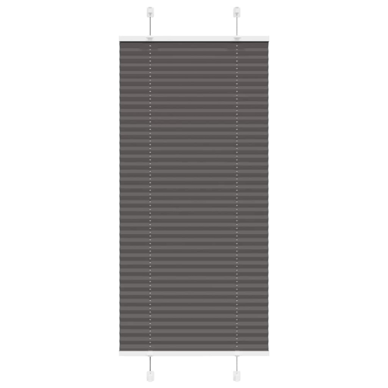 Plissee Schwarz 60x100 cm Stoffbreite 59,4 cm Polyester