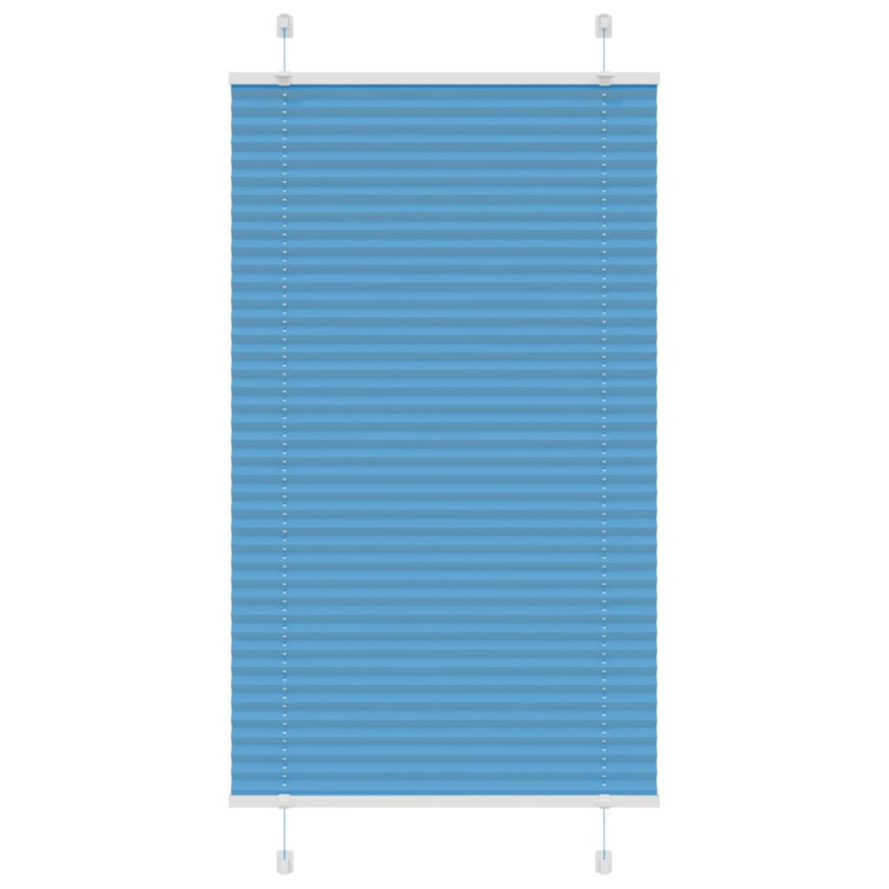 Plissee Blau 70x100 cm Stoffbreite 69,4 cm Polyester