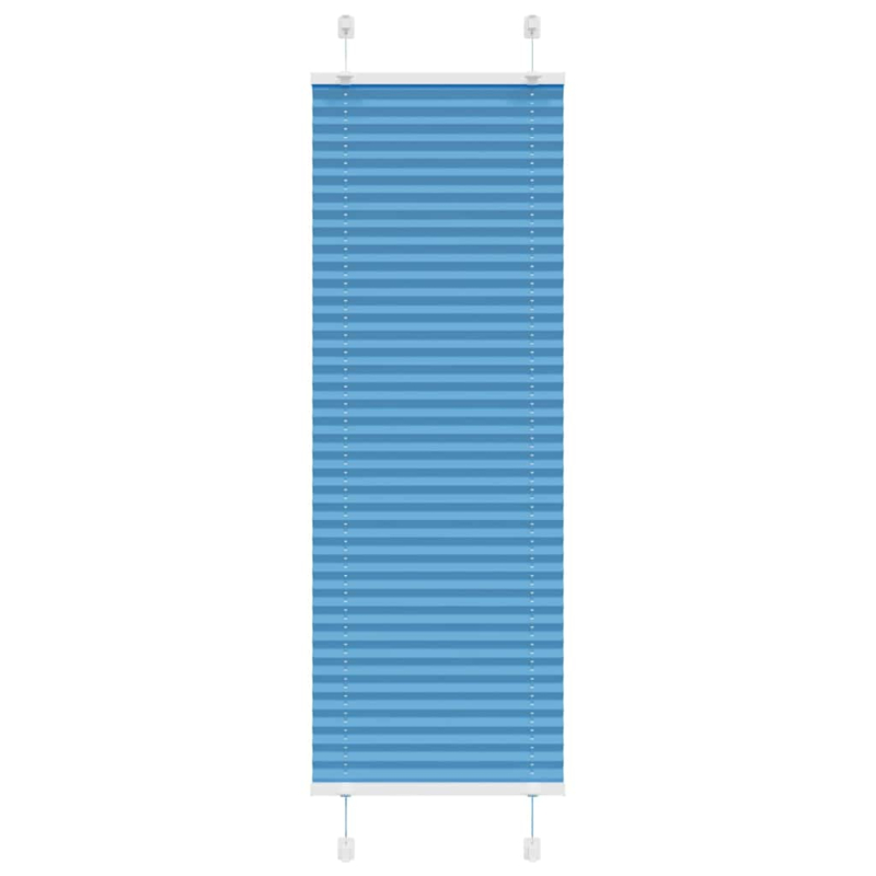 Plissee Blau 40x150 cm Stoffbreite 39,4 cm Polyester